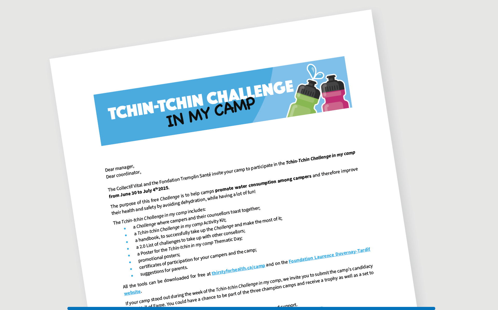 Letters for managers